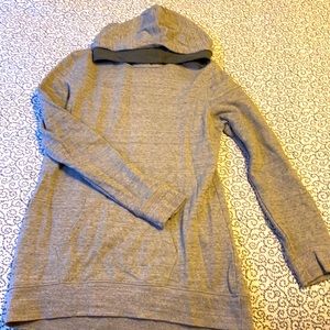 Tunic length hoodie